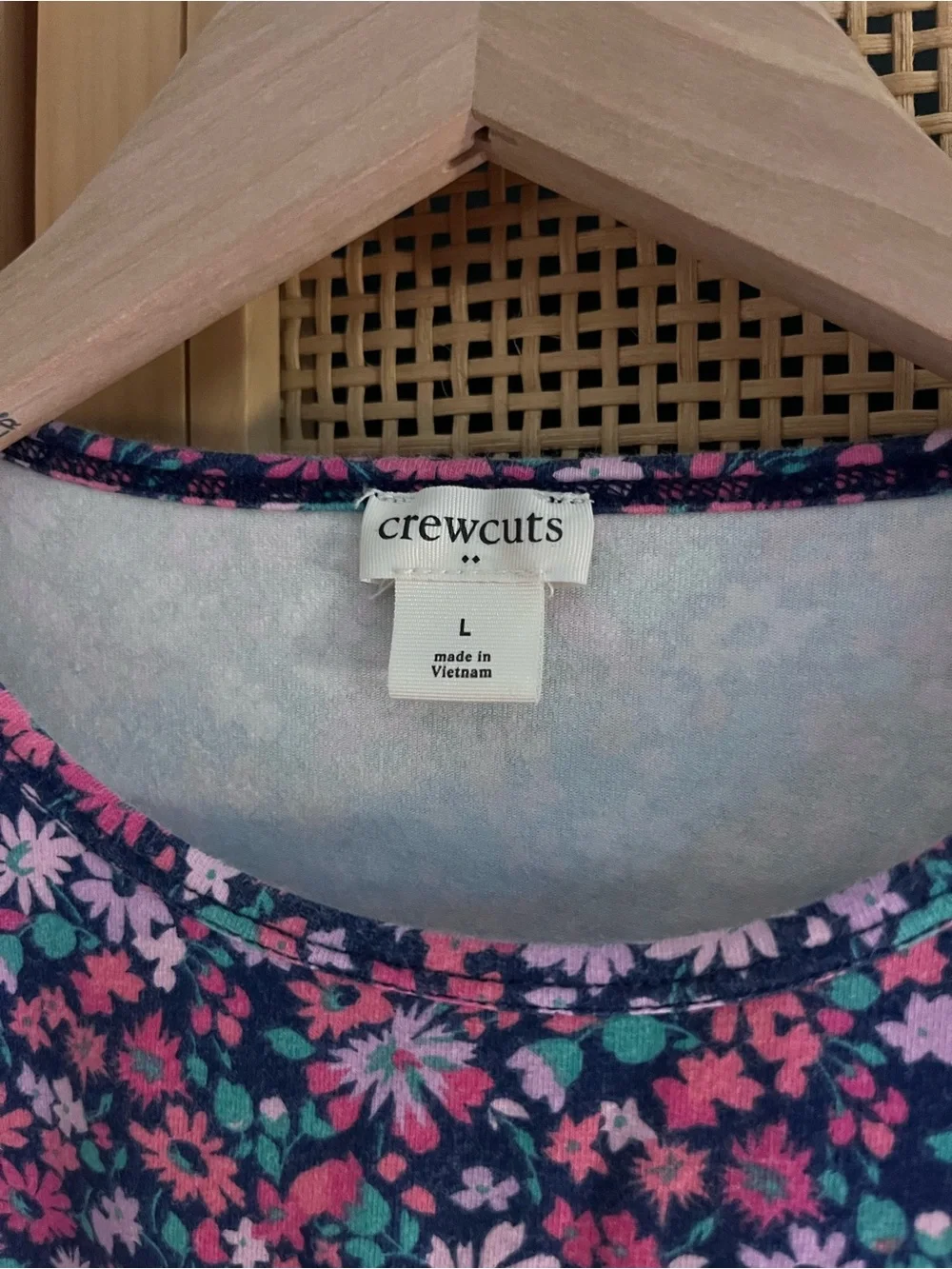 Crewcuts Girls' Long Sleeve Floral Top - L
